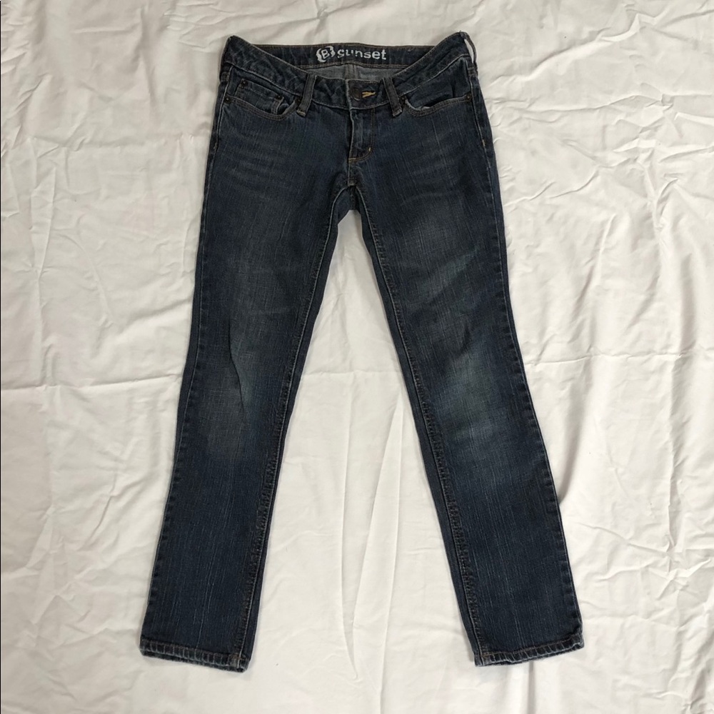 Women's Bullhead Sunset Dark Wash Denim Jeans